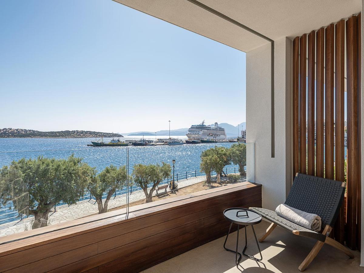 Brand New Luxury Seannamon Suites, Amazing Seaview Daire Ayos Nikolaos